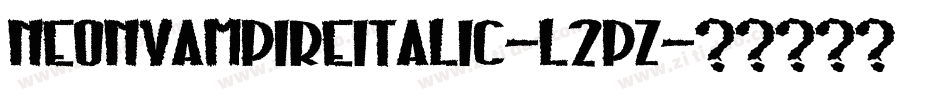 NeonVampireItalic-l2PZ字体转换