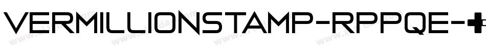 VermillionStamp-Rppqe字体转换