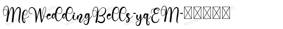 MfWeddingBells-yqEM字体转换