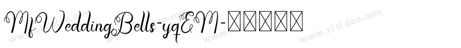 MfWeddingBells-yqEM字体转换