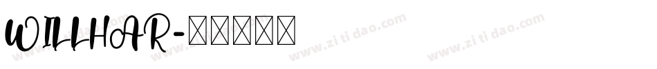 WILLHAR字体转换