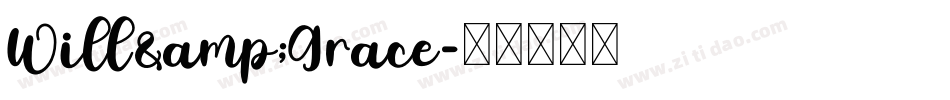 Will&Grace字体转换