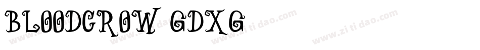 BloodCrow-GdXg字体转换