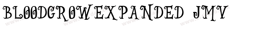 BloodCrowExpanded-5JmV字体转换