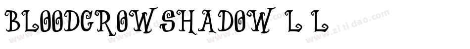 BloodCrowShadow-l4L0字体转换