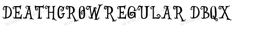 DeathCrowRegular-dBqx字体转换