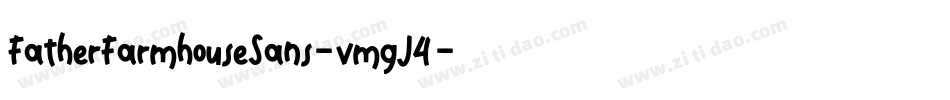 FatherFarmhouseSans-vmgJ4字体转换