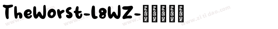 TheWorst-L8WZ字体转换