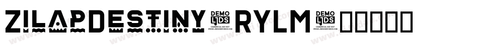 ZilapDestiny-RYLM字体转换