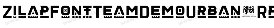 ZilapFontTeamDemoUrban-RpKjV字体转换