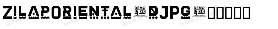 ZilapOriental-dJPg字体转换