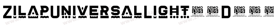 ZilapUniversalLight-5D78字体转换
