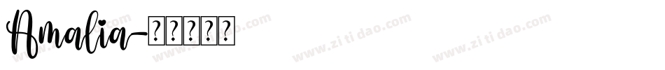 Amalia字体转换