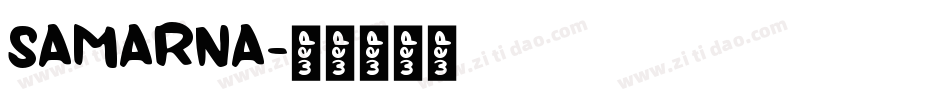 SAMARNA字体转换