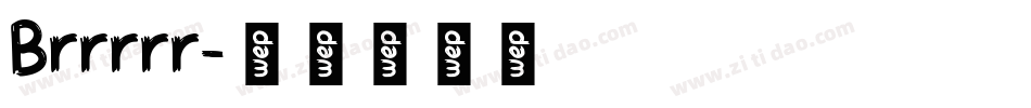 Brrrrr字体转换