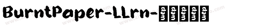 BurntPaper-LLrn字体转换