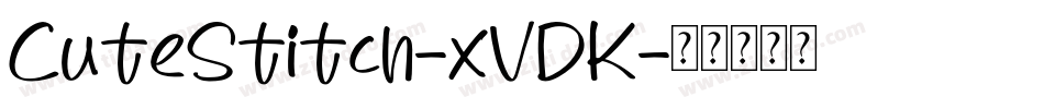 CuteStitch-xVDK字体转换