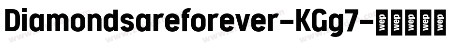 Diamondsareforever-KGg7字体转换