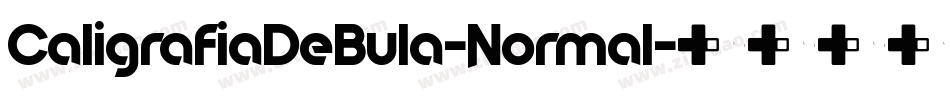 CaligrafiaDeBula-Normal字体转换