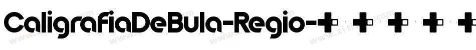 CaligrafiaDeBula-Regio字体转换