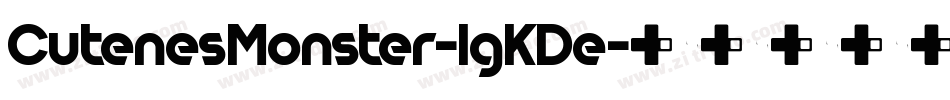 CutenesMonster-lgKDe字体转换