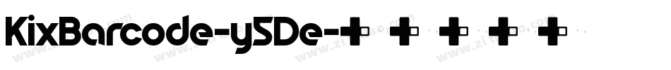 KixBarcode-y5De字体转换