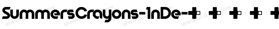 SummersCrayons-1nDe字体转换