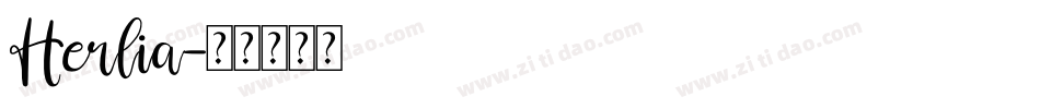 Herlia字体转换