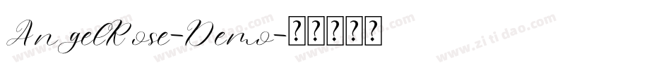 AngelRose-Demo字体转换