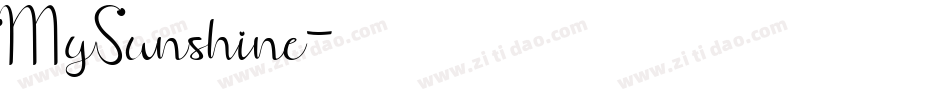 MySunshine字体转换