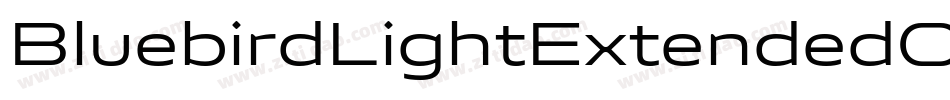 BluebirdLightExtendedOblique-YBo8字体转换