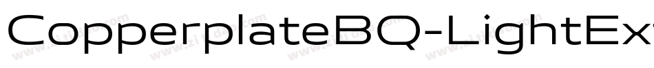 CopperplateBQ-LightExtended字体转换
