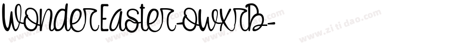 WonderEaster-owxrB字体转换