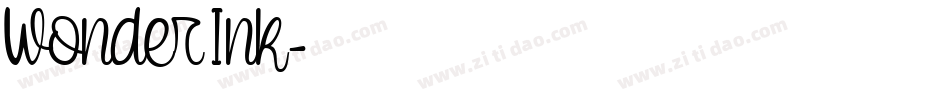WonderInk字体转换