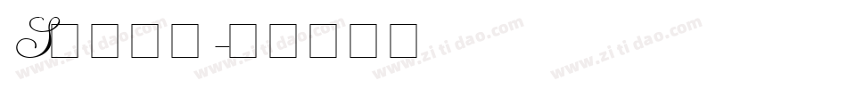 S英文字库字体转换