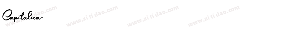 Capitalica字体转换