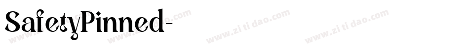 SafetyPinned字体转换