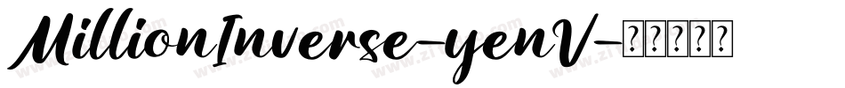 MillionInverse-yenV字体转换