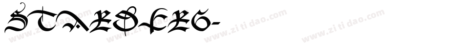 STARDCRG字体转换