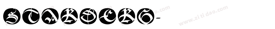 STARDCRG字体转换