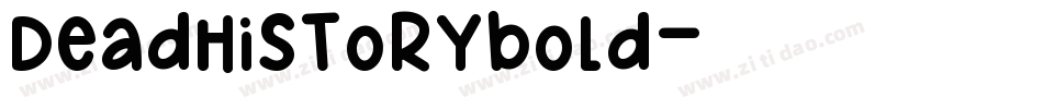 DeadHistoryBold字体转换