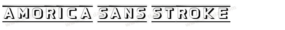 AMORICA-SANS-Stroke-2字体转换