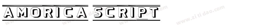 AMORICA-SCRIPT-2字体转换
