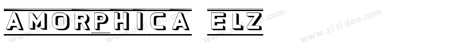 Amorphica-5Elz字体转换