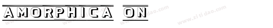 Amorphica-6On6字体转换