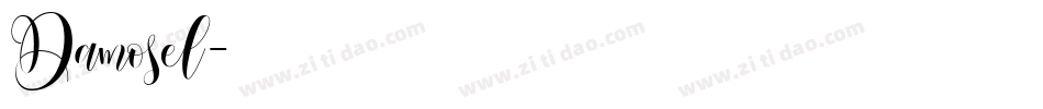 Damosel字体转换