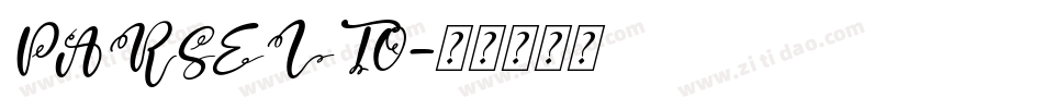 PARSELTO字体转换