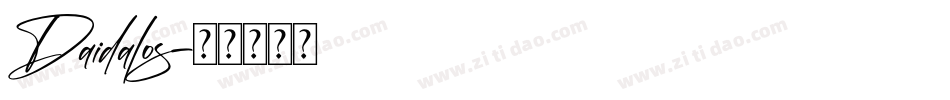 Daidalos字体转换