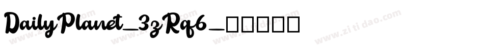 DailyPlanet-3zRq6字体转换