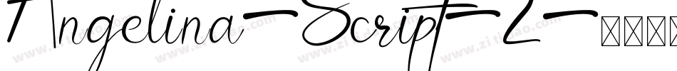 Angelina-Script-2字体转换
